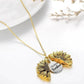 Girasol "You Are My Sunshine" necklace with storage bag