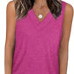 🔥Women's Sleeveless V-Neck Slimming Loose Fit Casual Tank Top T-Shirt