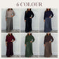 ❄️Winter Specials❄️Women's solid color Long Sleeve Jumper & Pleated Bottom Dress