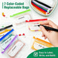💊 A8 Waterproof 14 Color-Coded Pill Pouches Organizer – Portable Binder-Style Weekly Travel Medicine Storage Case for Pills, Vitamins & Supplements