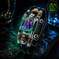 💥Last-day sale – 50% off ☪️Glow-in-the-dark leather zodiac sign bracelet for men and women (6.9/8.1 inches)♑️