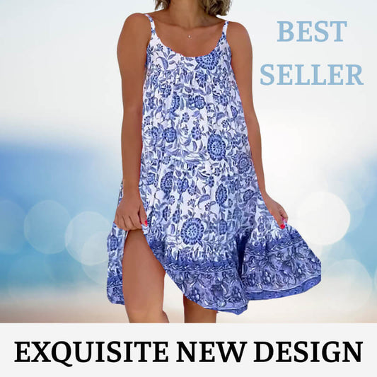 🌸🔥2025 NEW Special Sale 50% OFF💃Floral Printed Camisole Dress🌸🔥
