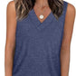 🔥Women's Sleeveless V-Neck Slimming Loose Fit Casual Tank Top T-Shirt