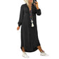 Women's Casual Long-sleeved Solid Colour Denim Dress