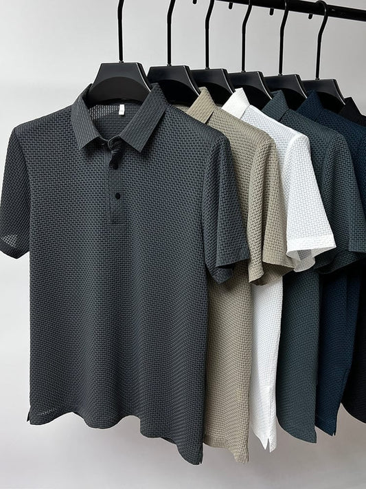 🔥 Limited Sale🔥Men's Breathable Ice Silk Short Sleeve Shirt