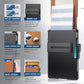 🔥Last Day 49% OFF-💼🔒Men's Simple Bifold Wallet- with Pop Up Aluminum Case Money Clip Slim Leather Slots Credit Card Holder RFID Blocking Bifold Minimalist Wallet(🎁Perfect Gift)