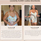 🩱Hot Sale 49% OFF👙 Tummy Control V Neck Twist Knot Tropical Skirted One Piece Swimdress