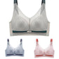 （Buy 2 Get 1 Free）Mesh Breathable Soft Wirefree Full Coverage Bra