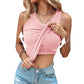 💖Last Day Special Price ￡9.99!!💖Ribbed Stretchy Tank Top with Shelf Bra