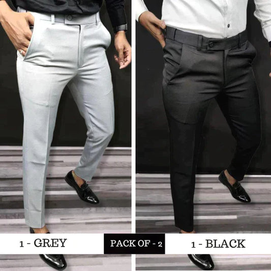 🎁Hot Sale 50% OFF⏳Solid Color Slim Fit Formal Pants — Free shipping for two pieces
