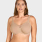 💕 Last Day Special Price £10.99! 💐Women's Elegant Sheer Full Coverage Plus Size Bra