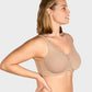 💕 Last Day Special Price £10.99! 💐Women's Elegant Sheer Full Coverage Plus Size Bra