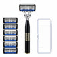 🪒 6-Blade Manual Razor Set – Smooth Shave With a Balanced Metal Handle ✨