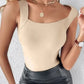 🥳2026 HOT SALE🥳💞50K+ SOLD!🛍️🏆 Last Day to Feel Ultimate Comfort! Women‘s U-Neck Tops with Built-in Bra – 80% OFF Only £8.99! 💖💐💃