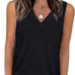 🔥Women's Sleeveless V-Neck Slimming Loose Fit Casual Tank Top T-Shirt