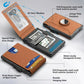 🔥Last Day 49% OFF-💼🔒Men's Simple Bifold Wallet- with Pop Up Aluminum Case Money Clip Slim Leather Slots Credit Card Holder RFID Blocking Bifold Minimalist Wallet(🎁Perfect Gift)