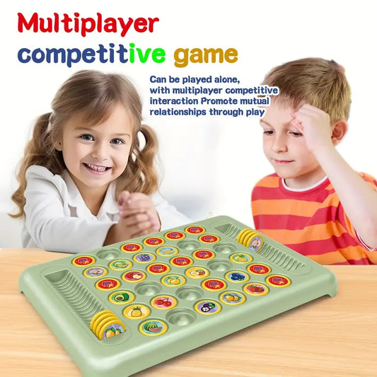 🎄Christmas Sale 47% OFF-Only need ￡10.99🎁Kids' 2-Player Animal Flip Chess