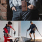 ⚡Waist Belt Cell Phone Pouch 📱 Multi-Pocket Leather Holster with Card Holder