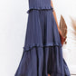 Women's Summer Casual Sleeveless Strappy Backless flounces Dress