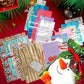 Christmas gift bags with drawstring