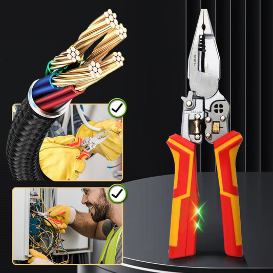 🔥2025 HOT SALE  49% OFF💥🧰8-In-1 Wire Stripper with Voltage Tester🚀