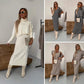 🎉Happy New Year! 50% OFF 🛍️Midi Sweater Dress & Turtleneck Ensemble