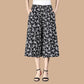 🔥BUY 2 GET 10% OFF🔥Women's High Elastic Waist Pleated Chiffon Wide Leg Culottes