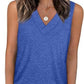 🔥Women's Sleeveless V-Neck Slimming Loose Fit Casual Tank Top T-Shirt