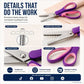 ✂️ 2026 Sale — Over 23,100 Sold! 🧵 Multipurpose Pinking Shears Serrated Scissors – Zigzag Fabric Cutting, Ergonomic Handle & Rust-Resistant Steel ⚡