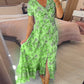 💃Hot Sale 50% OFF🔥 Floral Print V-neck Dress
