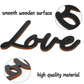 Wooden Wall Hanging Sign Decoration - No Wall Damage