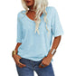 🌸Women's Solid Color V-Neck T-shirt