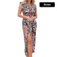 🌸Spring Specials🌸 Deep V-Neck Leopard Print Slit Dress