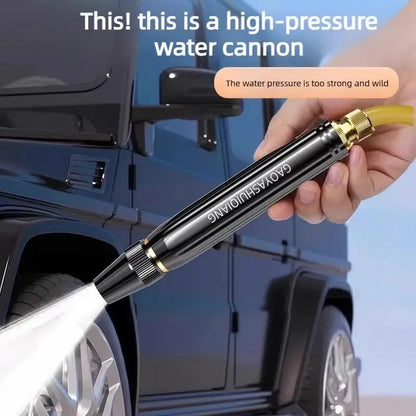 🏆LAST DAY SALE ONLY ￡7.69!!🔥Home high-pressure car wash water gun with booster nozzle and hose, a must-have for watering plants and vegetables, and car washing.👍💦