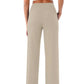 🩷Autumn Hot Sale-50% Off🩷Plus Size Minimalist Baggy Stretch Casual High Rise Straight Leg Pants