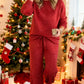 ⏰Last Day Sale - 49% OFF✨Women's Glitter Pullover Sweater & Pants 2-Piece Set