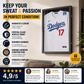 🧥Wooden Memorial Jersey Display Frame (Magnetic Door) – Keep Your Sweat & Love In Perfect Condition!