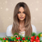 🎉Last Day Sale 50% Off🎉Wig long hair Layered Bangs Wigs