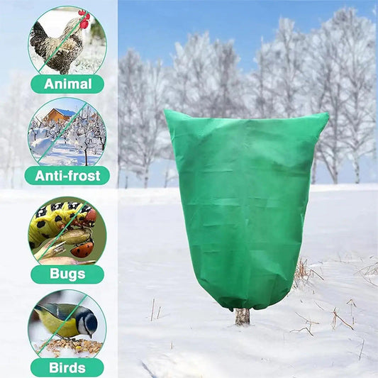 Plant Thickened Drawstring Bag Freeze Protection Covers（49% OFF）