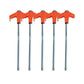 8" Screw-in Tent Stakes Ground Anchors(5PCS)