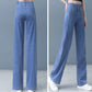 Women’s Cooling Ice Silk Straight-leg Denim Pants