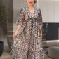 Women's Chic Flowy V-Neck Dress