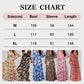 Women's Floral V-Neck Long Sleeve Flowy Dress