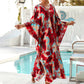 Casual Flowing V-Neck Long Swimsuit Cover Ups