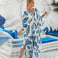 Casual Flowing V-Neck Long Swimsuit Cover Ups