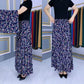 Elastic Waist Pleated Maxi Skirt