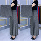 Elastic Waist Pleated Maxi Skirt