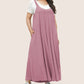 Women's Wide-Leg Jumpsuit with Adjustable Straps