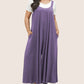 Women's Wide-Leg Jumpsuit with Adjustable Straps