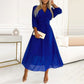 🎉2025 HOT SALE 49% off🎉 Women's V-neck Lightweight Chiffon Dress